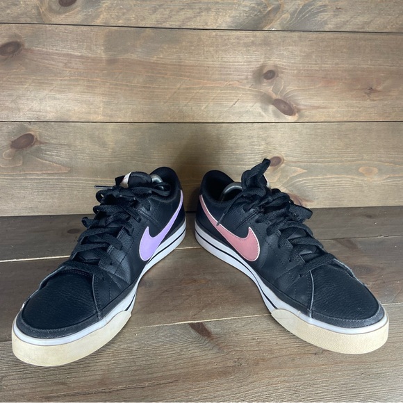 nike court legacy mens size 10 shoes black athletic comfort sneakers - Picture 3 of 8